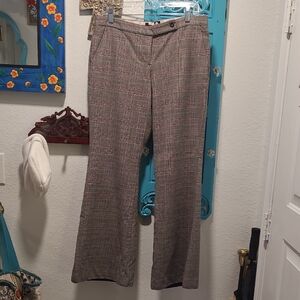 The Limited Women's Gray Plaid Wide Leg Pants